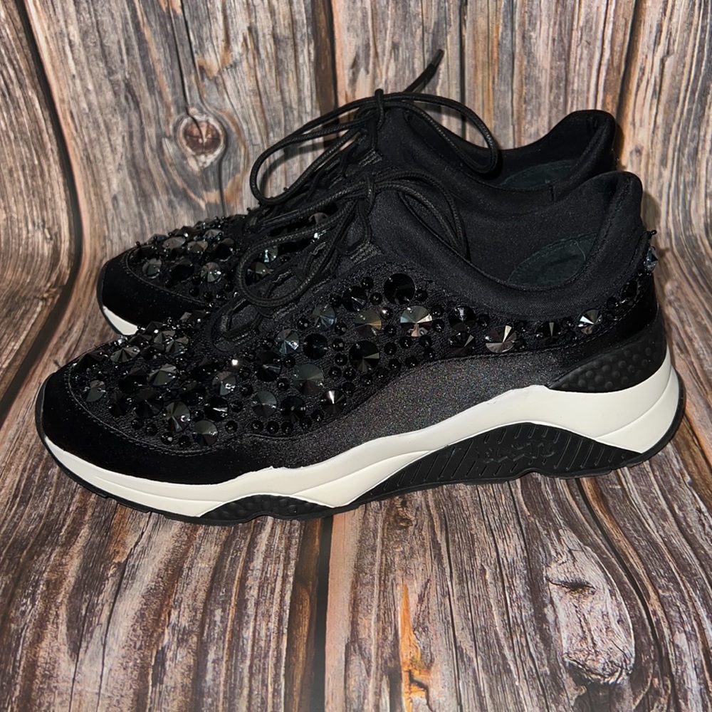 Ash Black Muse Beaded Chunky Sneakers 370049 37M - Picture 2 of 10
